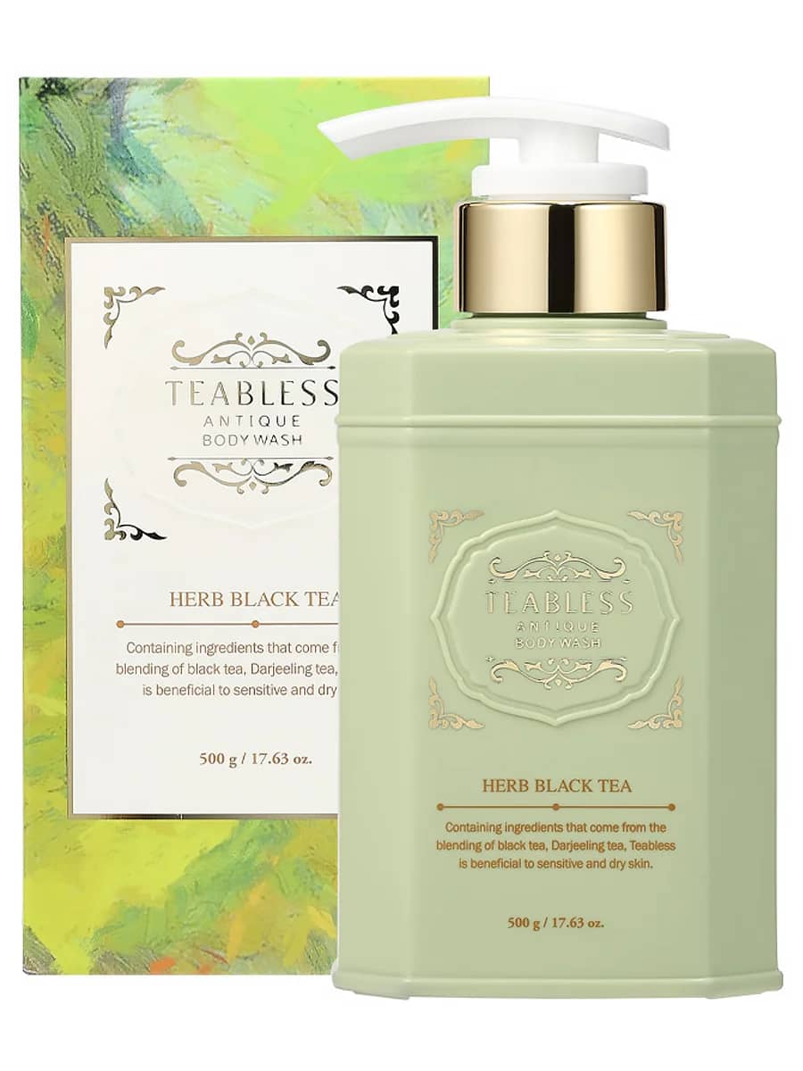 Teabless Гель для душа с ароматом травяного черного чая Herb Black Tea Antique Body Wash 500 гр