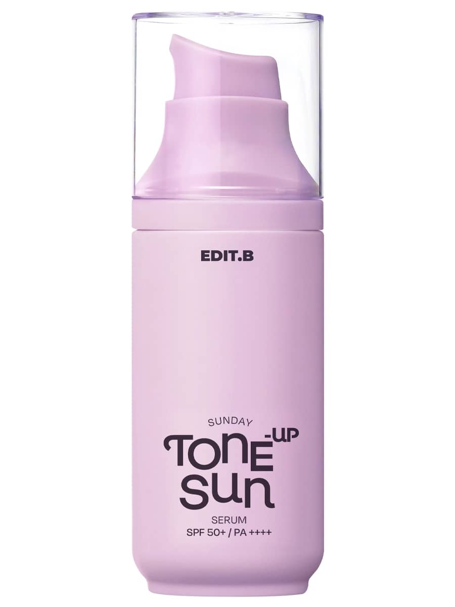 Edit.B Освежающая солнцезащитная сыворотка SPF50 Sunday Tone-Up Sun Serum 55 мл