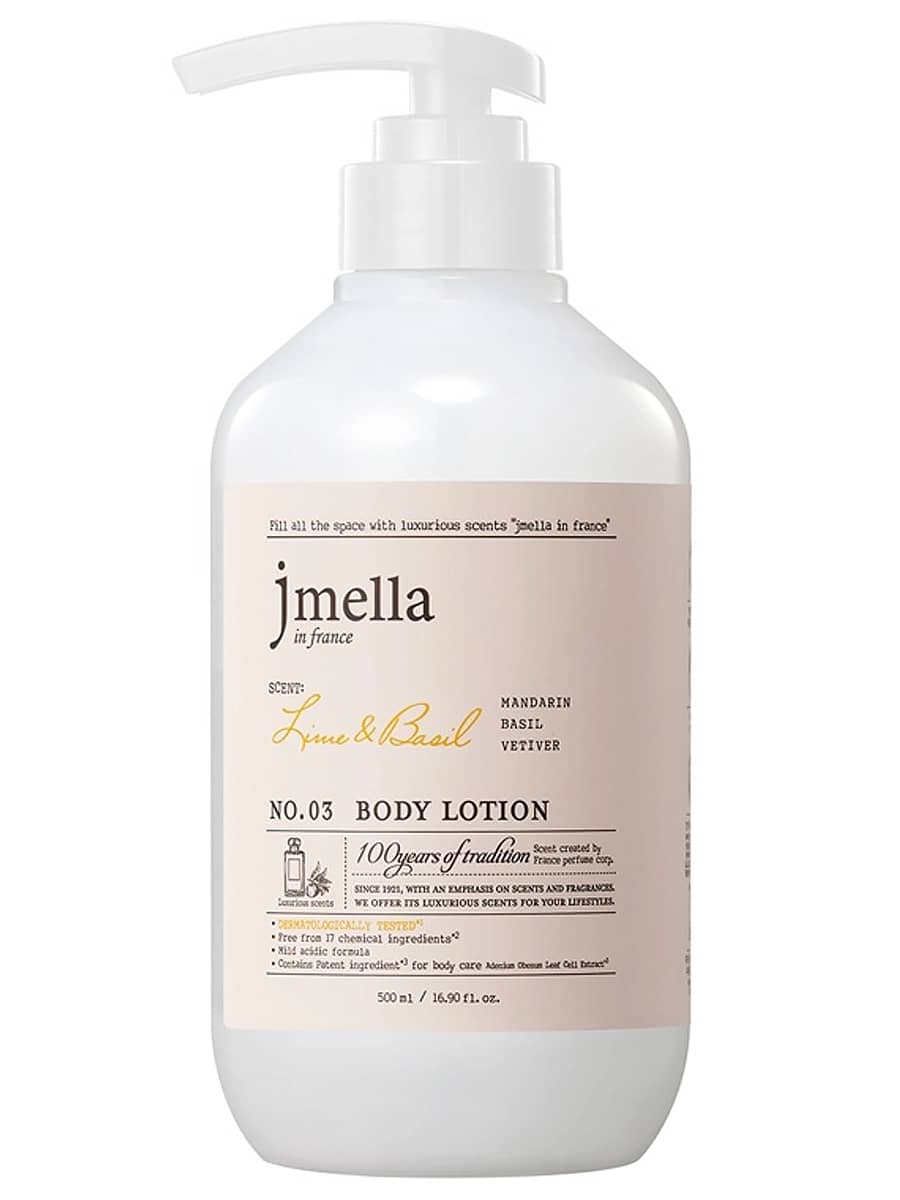 Jmella Парфюмированный лосьон для тела In France Lime & Basil Body Lotion 500 мл