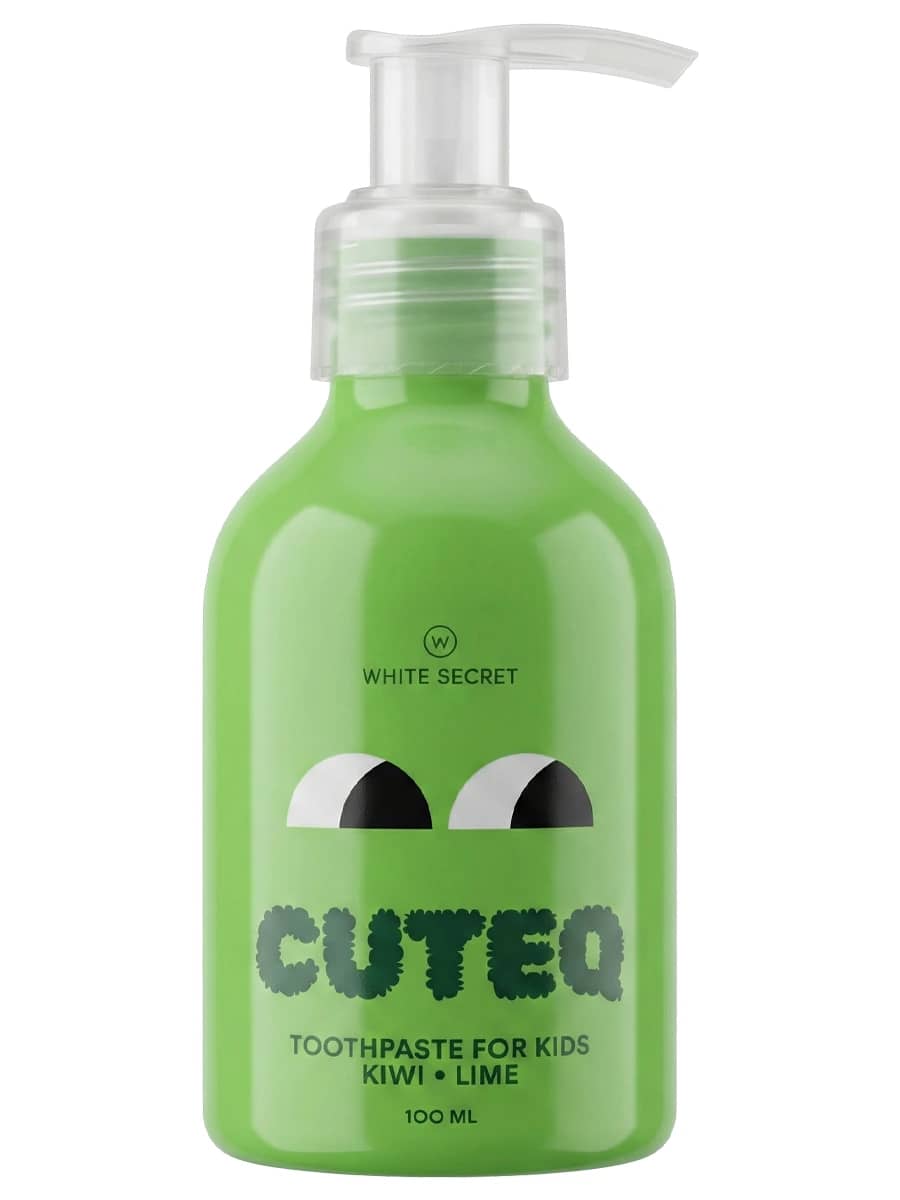 White Secret Зубная паста для детей 5-12 лет со вкусом киви и лайма Cuteq Kiwi Lime 100 мл