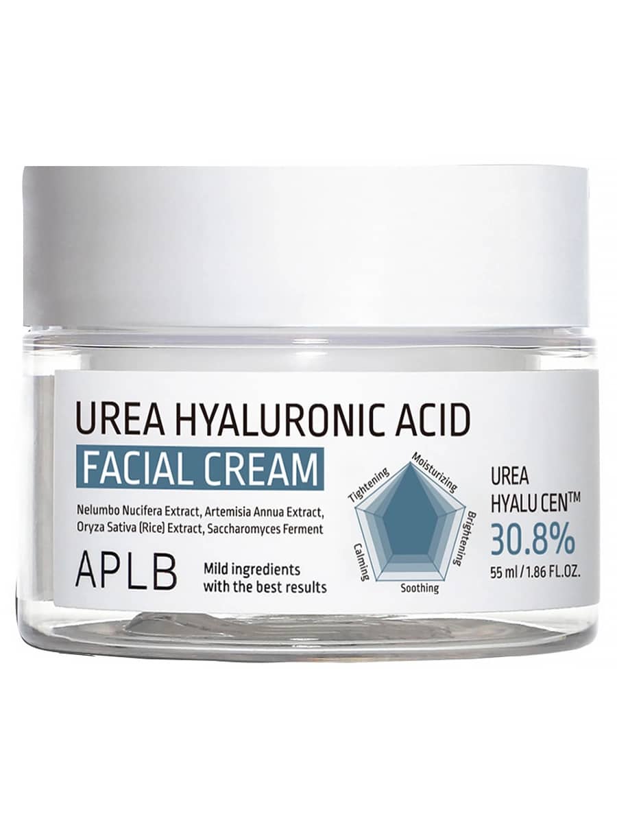 APLB Увлажняющий крем с мочевиной и гиалуроновой кислотой Urea Hyaluronic Acid Facial Cream 55 мл