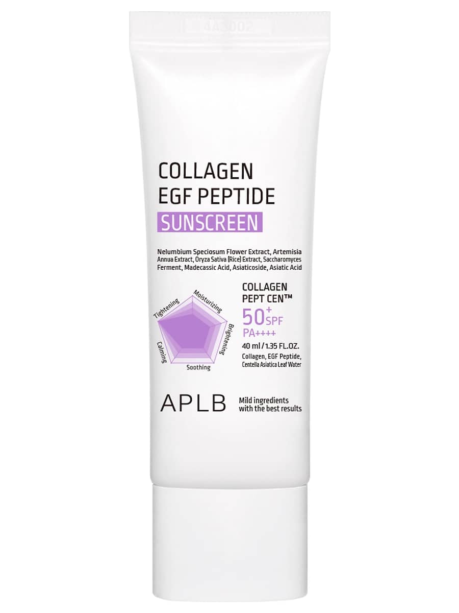 APLB Солнцезащитный крем с коллагеном и пептидом SPF50 Collagen EGF Peptide Sunscreen 40 мл