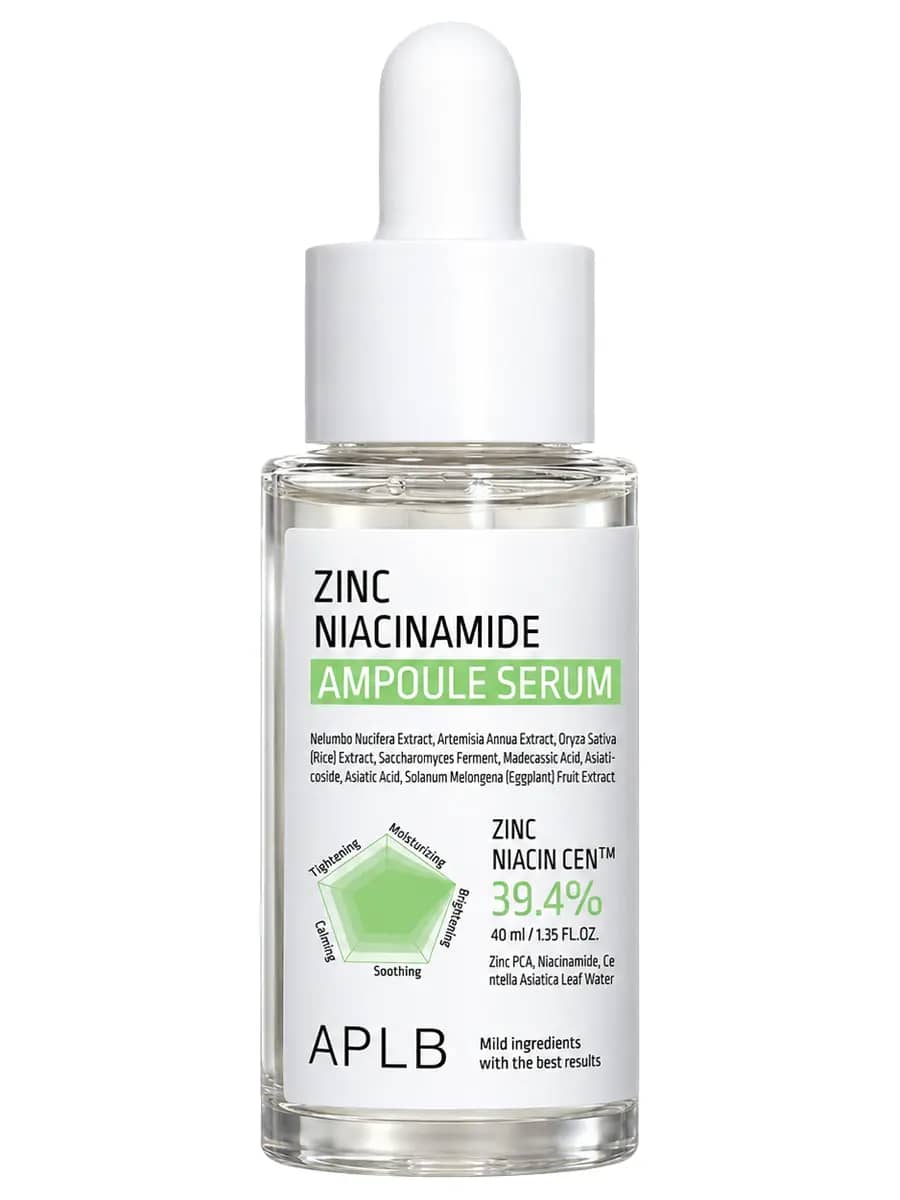 APLB Себорегулирующая сыворотка с цинком и ниацинамидом Zinc Niacinamide Ampoule Serum 40 мл