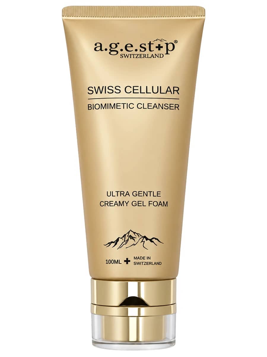 a.g.e.stop Очищающая гель-пенка для деликатного умывания Swiss Cellular Biomimetic Cleanser 100 мл