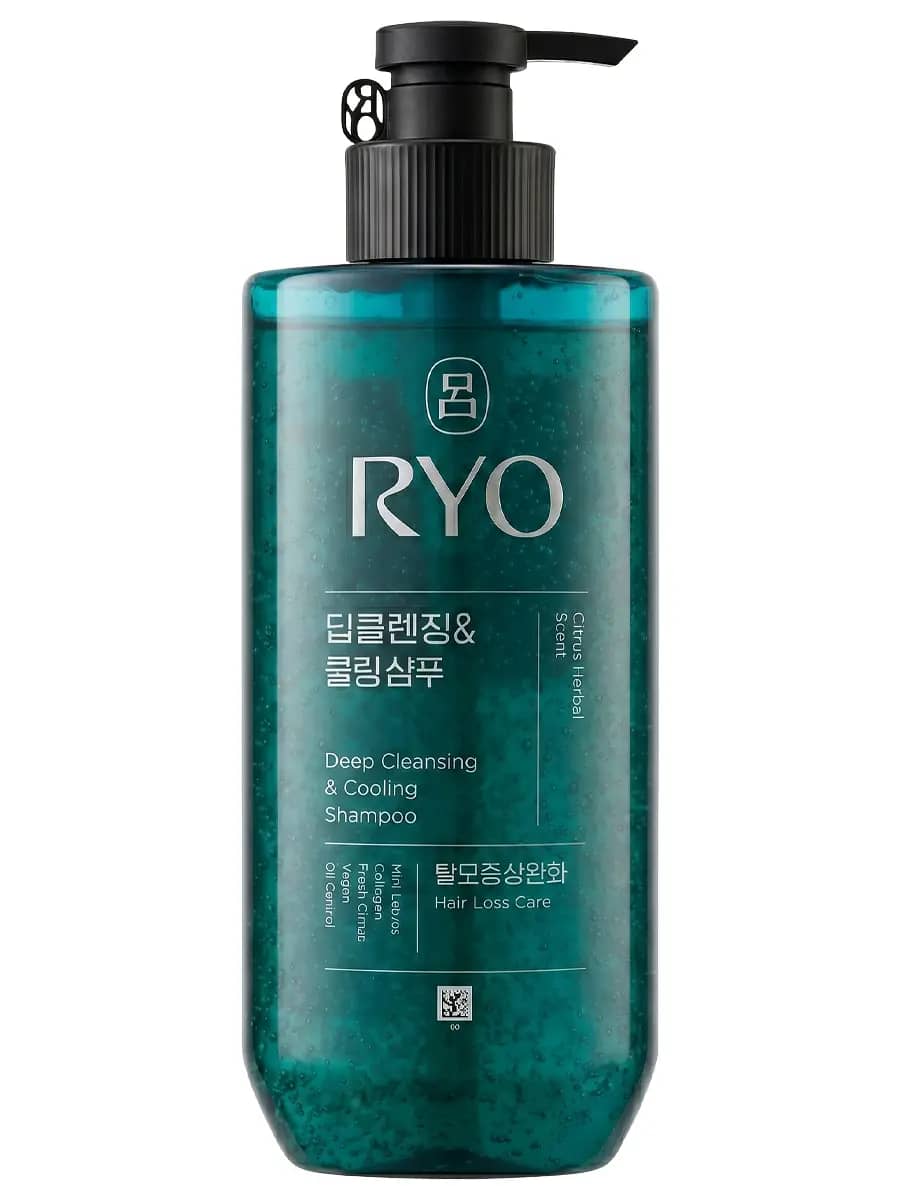 RYO Шампунь для глубокого очищения жирной кожи головы Deep Cleansing & Cooling Shampoo 592 мл