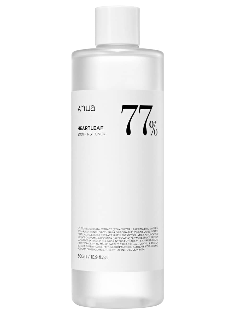 Anua Успокаивающий тонер с экстрактом хауттюйнии Heartleaf 77% Soothing Toner 500 мл