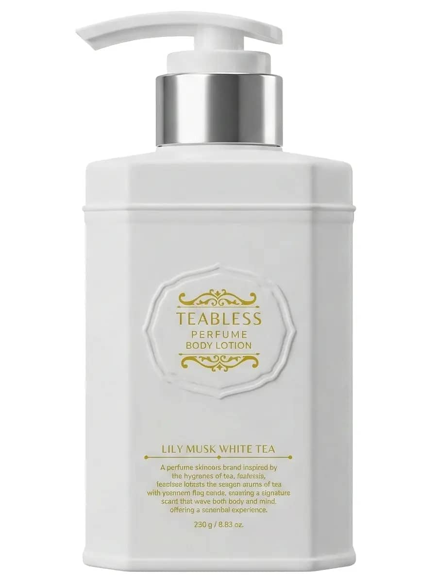 Teabless Парфюмированный лосьон «Лилия, Мускус» Lily Musk White Tea Perfume Body Lotion 250 гр