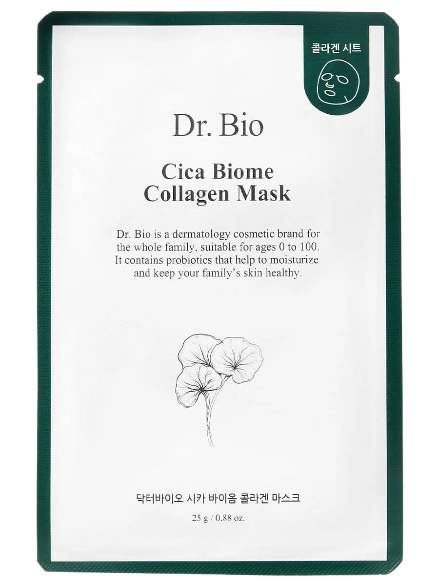 Dr. Bio Восстанавливающая тканевая маска с коллагеном Cica Biome Collagen Mask 25 гр
