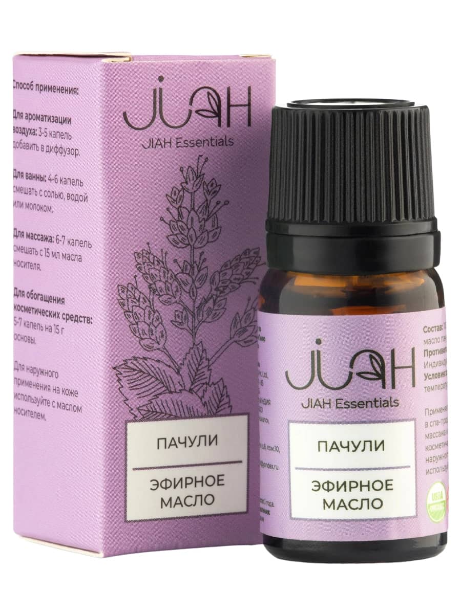 JIAH Essentials Эфирное масло «Пачули» 10 мл