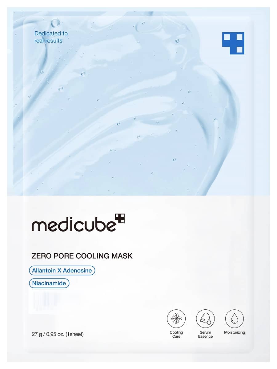 Medicube Охлаждающая тканевая маска для сужения пор Zero Pore Cooling Mask 27 гр