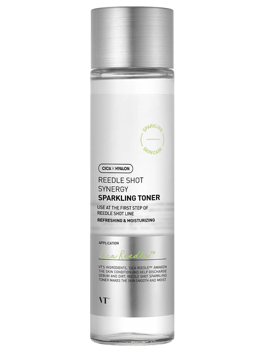 VT Cosmetics Интенсивный отшелушивающий тонер с микроиглами и минеральной водой Reedle Shot Synergy Sparkling Toner 150 мл
