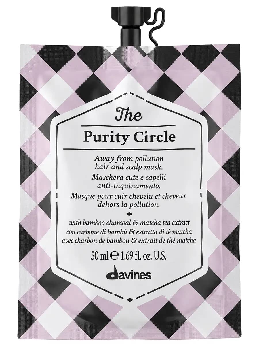 Davines Интенсивная маска-детокс для свежести и сияния волос The Purity Circle 50 мл