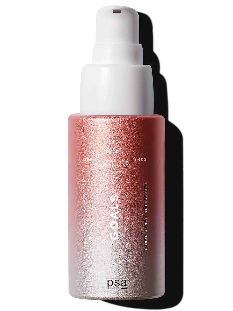 PSA Ночная мультикислотная сыворотка c пробиотиками GOALS Multi Acids & Probiotics Perfecting Night Serum 30 мл