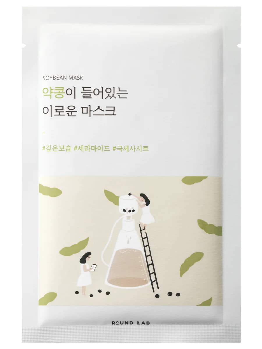 Round Lab Питательная тканевая маска с черной соей Soybean Nourishing Sheet Mask 27 мл