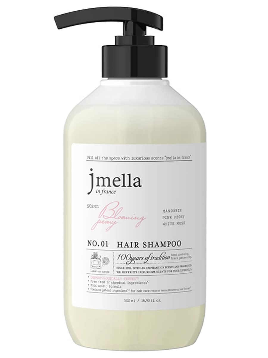 Jmella Парфюмированный шампунь для всех типов волос In France Blooming Peony Hair Shampoo 500 мл