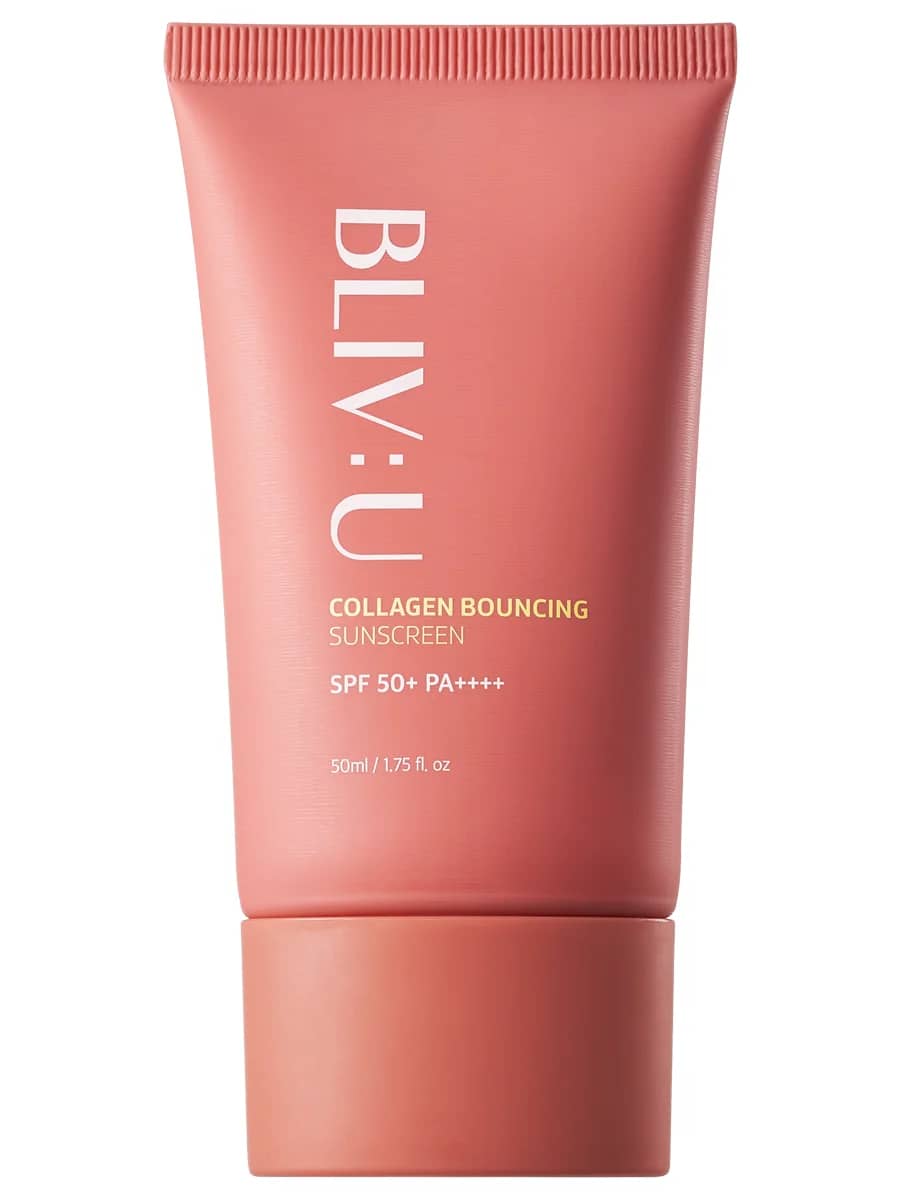 BLIV:U Коллагеновый солнцезащитный крем с пептидами SPF 50+ PA++++ Collagen Bouncing Sunscreen 50 мл