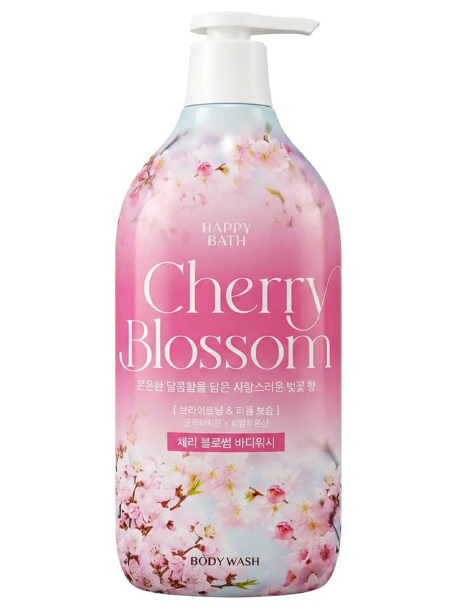 Happy Bath Гель для душа с ароматом цветущей вишни Cherry Blossom Body Wash 900 мл