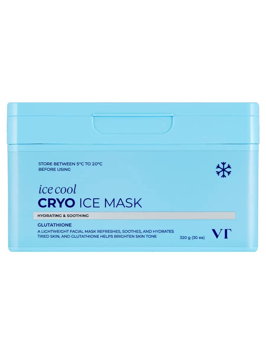 VT Cosmetics Набор охлаждающих тканевых масок с ледниковой водой Cryo Ice Mask 30 шт