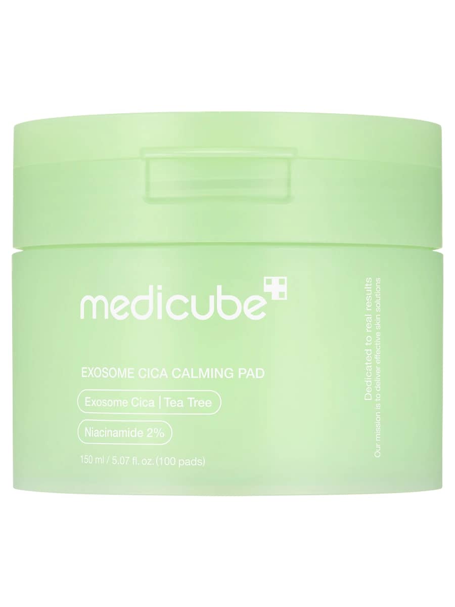 Medicube Успокаивающие тонер-пэды с экзосомами центеллы и экстрактом чайного дерева Exosome Cica Calming Pad 100 шт