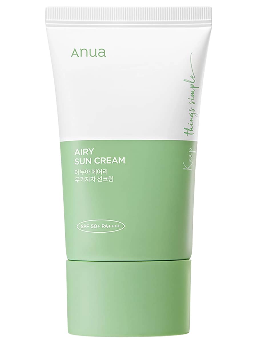 Anua Легкий минеральный солнцезащитный крем с экстрактом хауттюйнии SPF50 Airy Sun Сream 50 мл