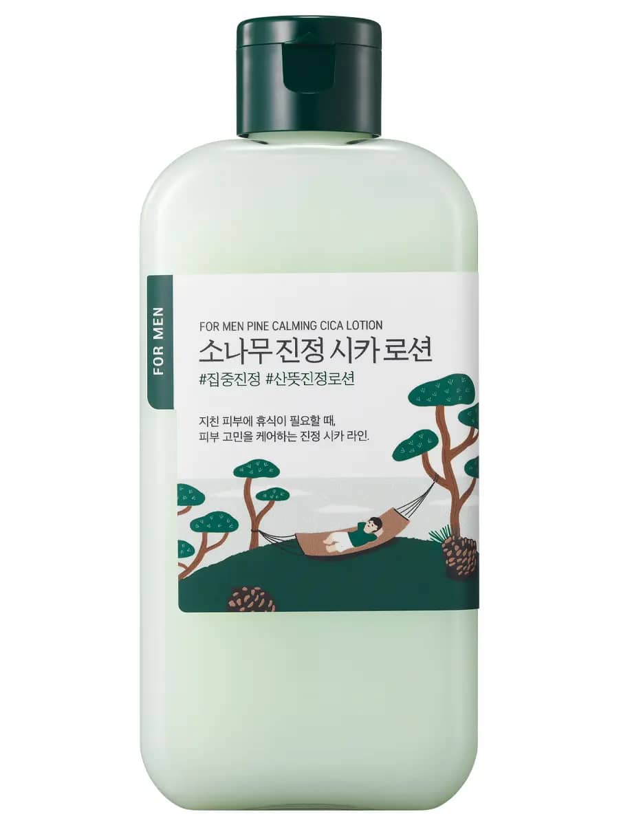 Round Lab Мужской успокаивающий лосьон с экстрактами сосны и центеллы For Men Pine Calming Cica Lotion 200 мл
