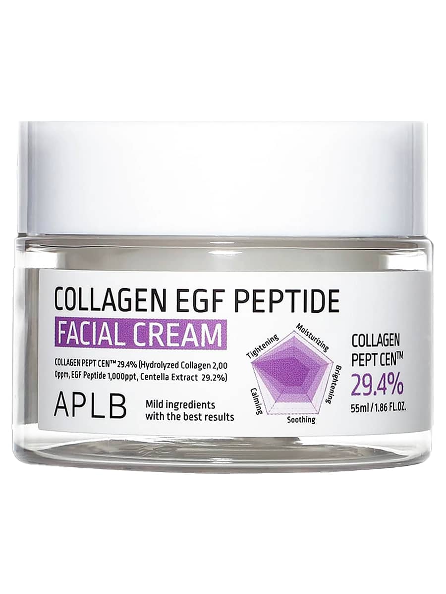 APLB Крем c коллагеном и пептидами для упругости кожи Collagen EGF Peptide Facial Cream 55 мл