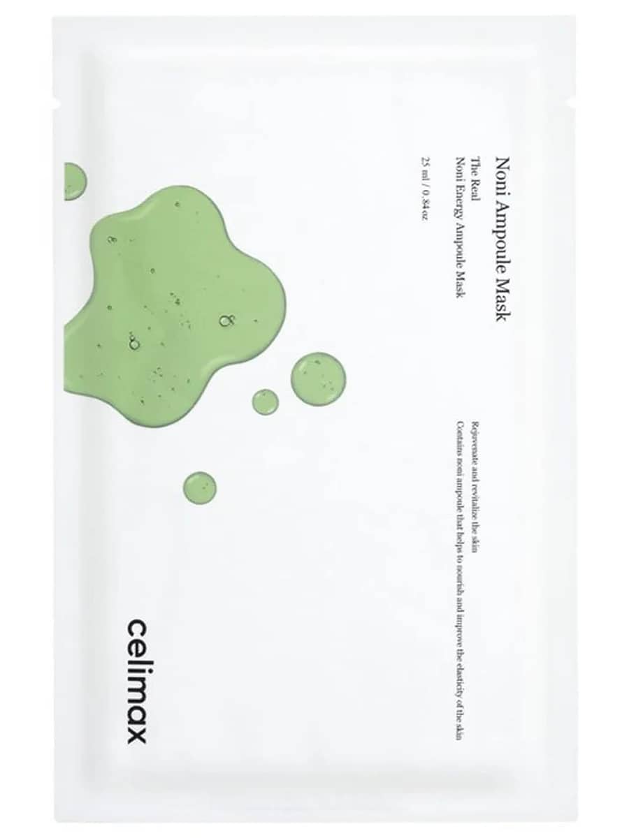 Celimax Восстанавливающая ампульная тканевая маска с экстрактом нони The Real Noni Energy Ampoule Mask 25 мл