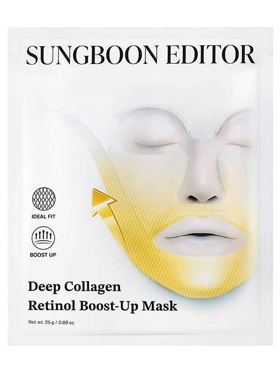 Sungboon Editor Подтягивающая гидрогелевая маска с ретинолом и коллагеном Deep Collagen Retinol Boost Up Mask 25 гр