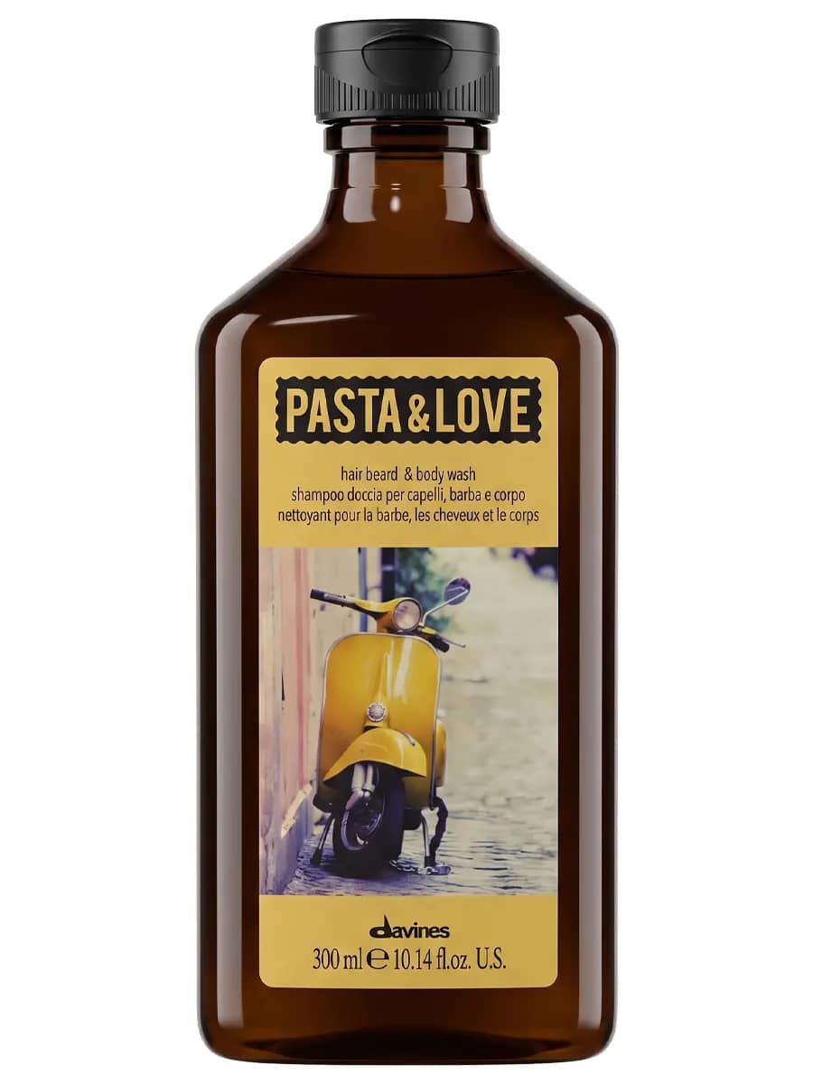 Davines Универсальный шампунь для ухода за волосами, бородой и телом Pasta & Love Hair Beard & Body Wash 300 мл