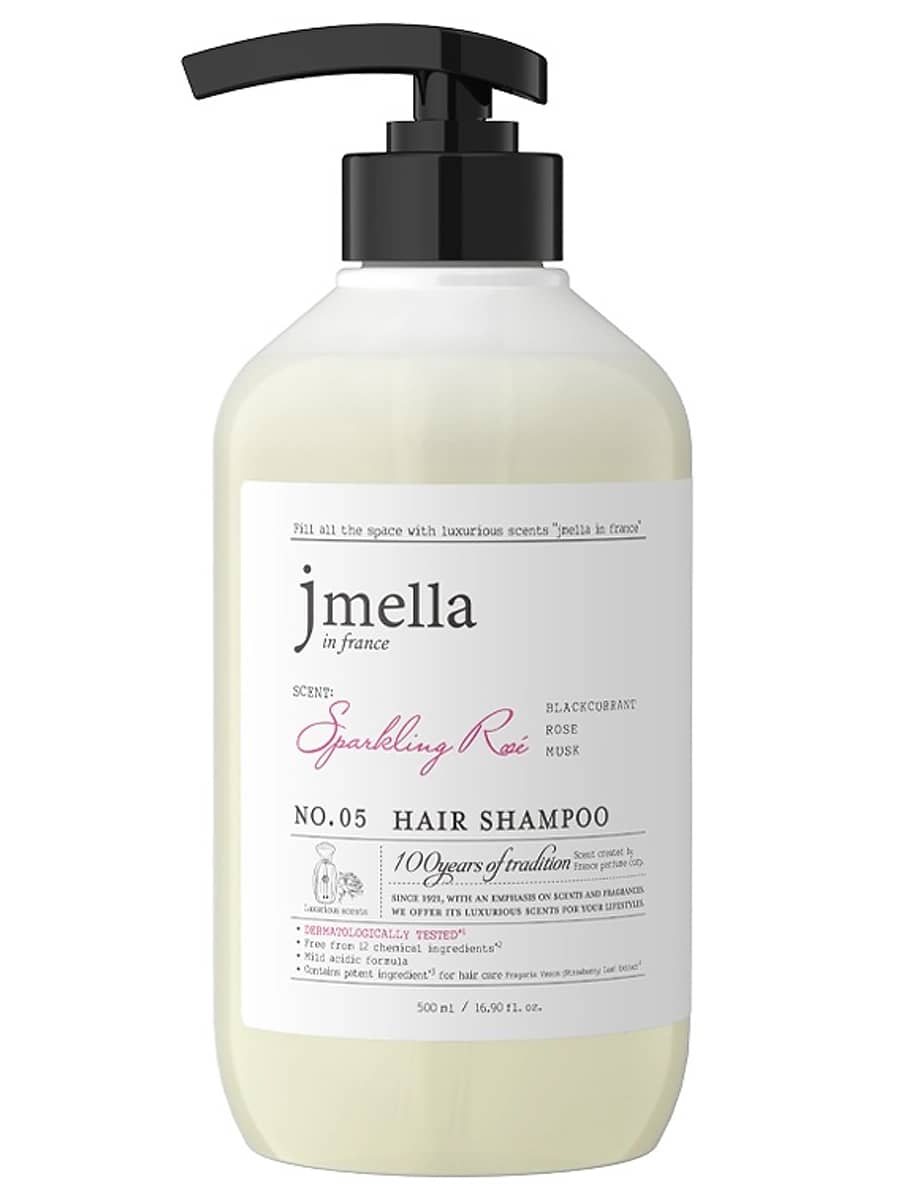 Jmella Парфюмированный шампунь для всех типов волос In France Sparkling Rose Hair Shampoo 500 мл