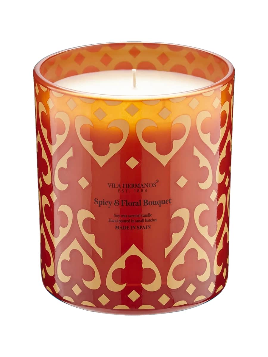 Vila Hermanos Ароматическая свеча «Кориандр, имбирь, мускус» 70's Spicy & Floral Bouquet Candle 200 гр