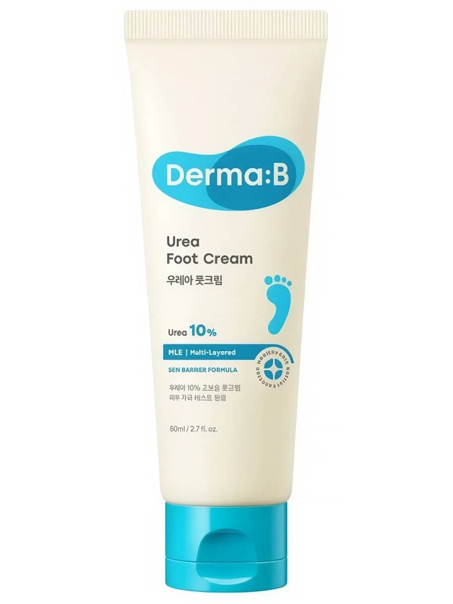 Derma:B Крем для ног с мочевиной на ламеллярной эмульсии Urea 9.8 Foot Cream 80 мл