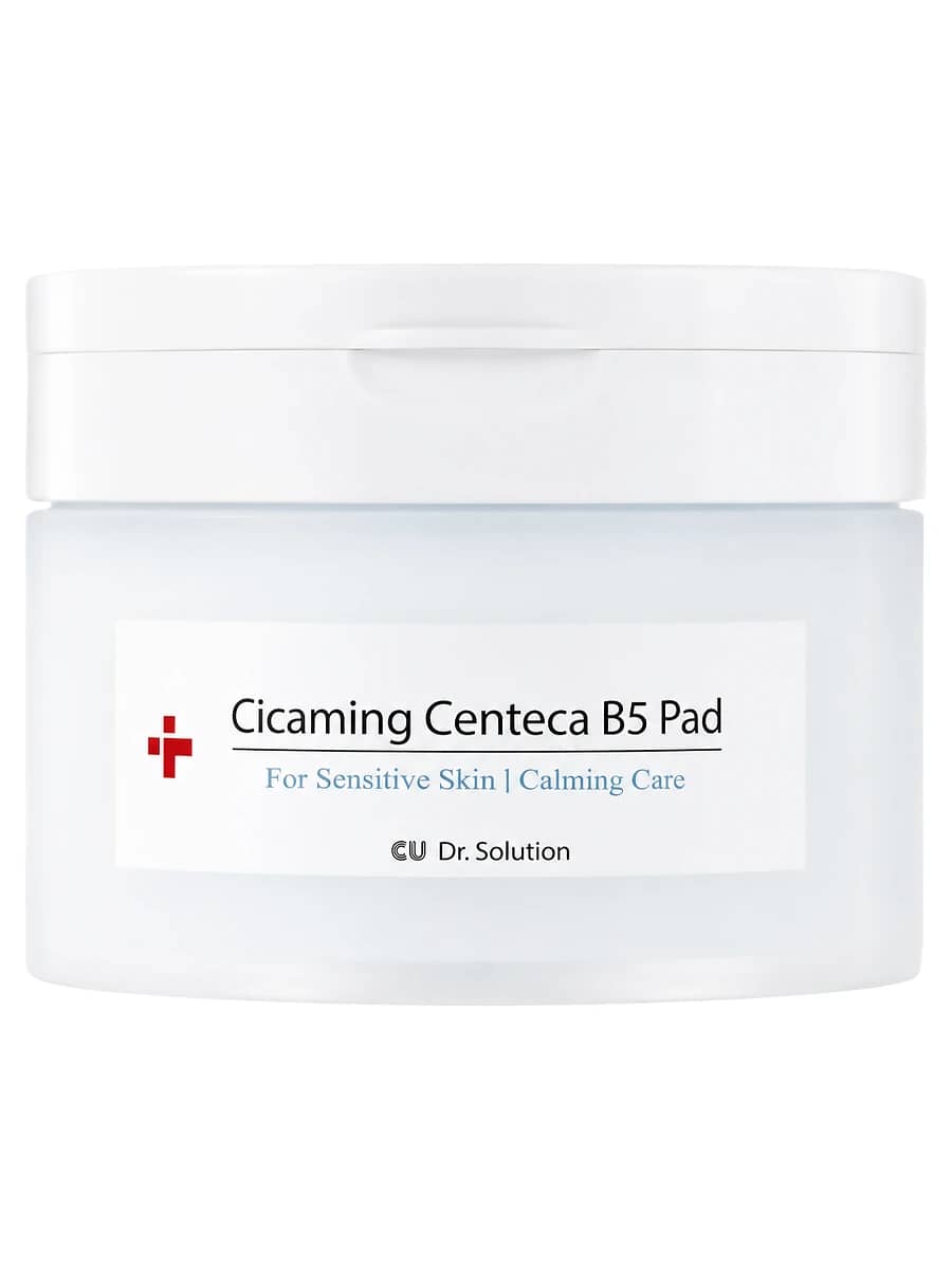 CU Skin Успокаивающие тонер-пэды с центеллой и пантенолом Dr. Solution Cicaming Centeca B5 Pad 80 шт