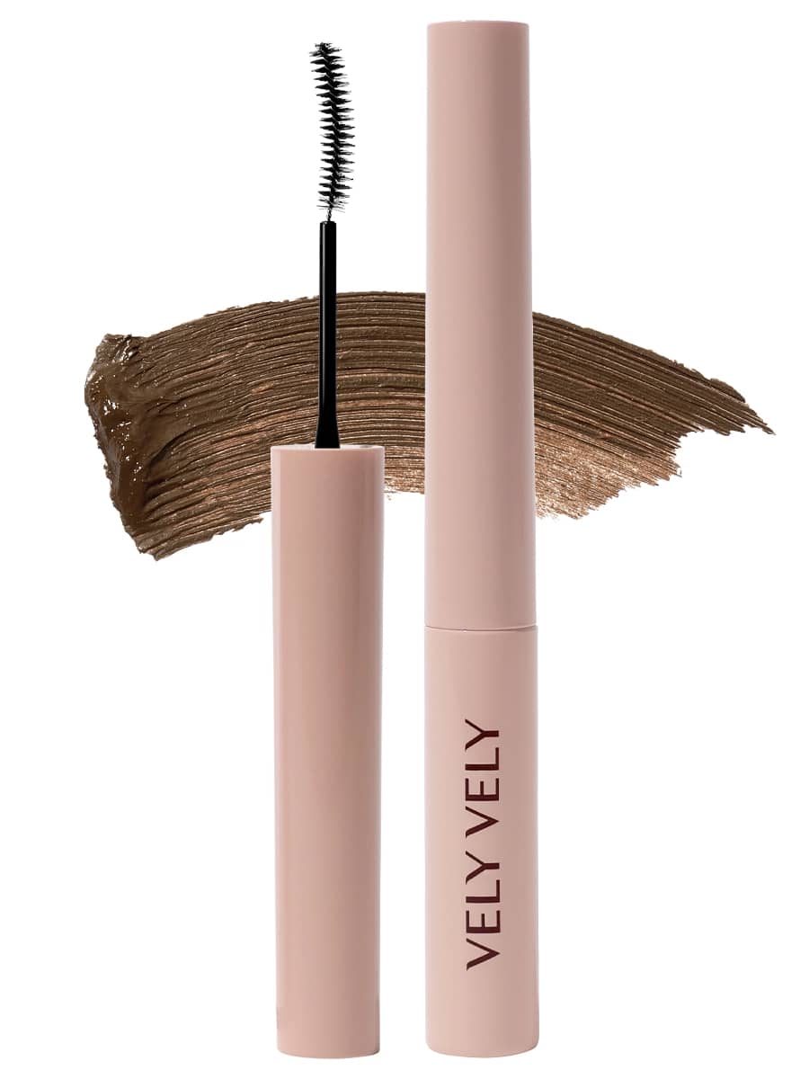 Vely Vely Супертонкая стойкая тушь для ресниц – коричневый Super Slim Mascara – 02 Brown 3.2 гр