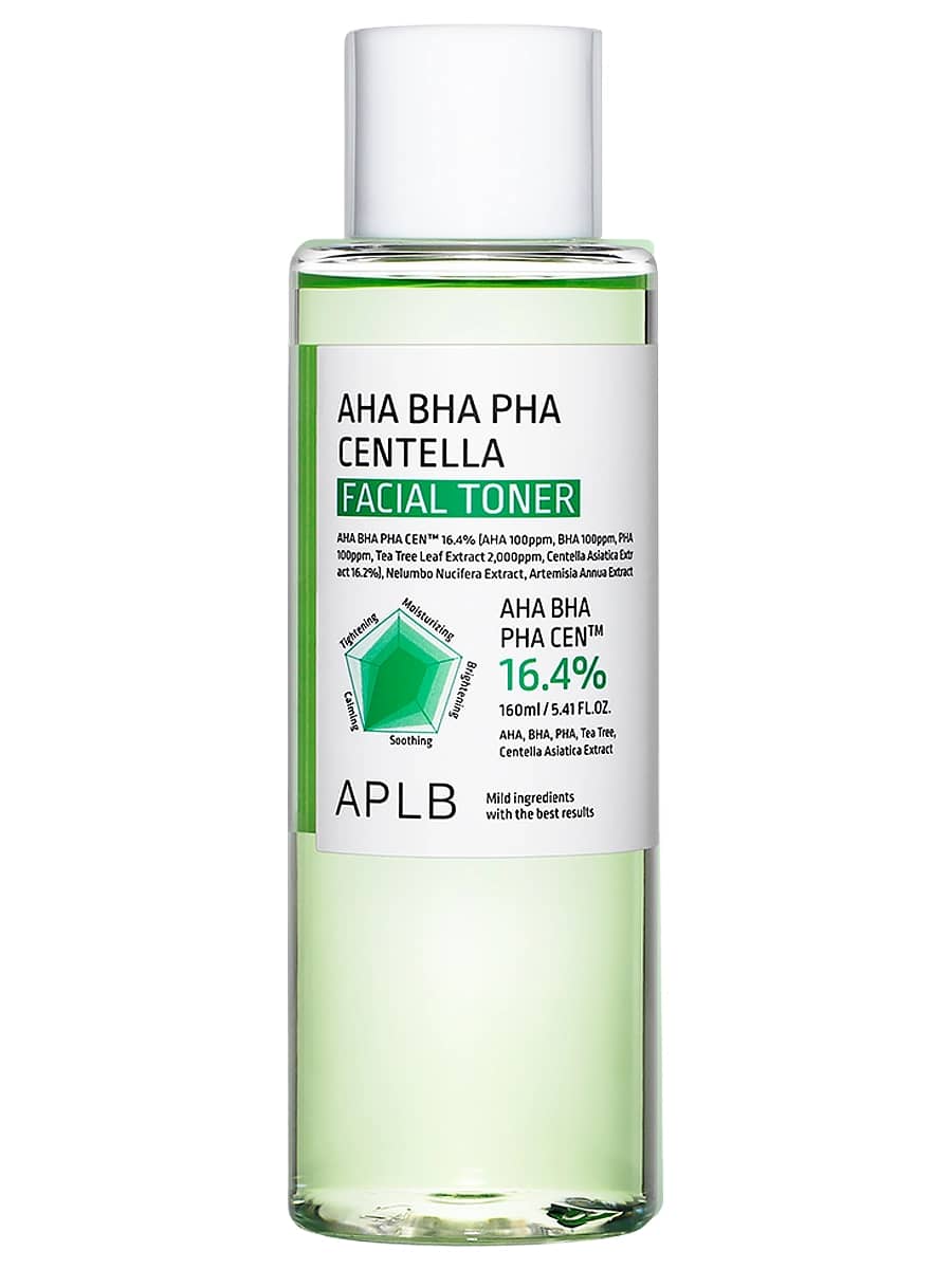 APLB Успокаивающий тонер против воспалений AHA BHA PHA Centella Facial Toner 160 мл