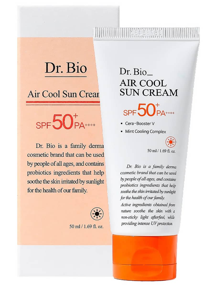 Dr. Bio Охлаждающий солнцезащитный крем SPF50 Air Cool Sun Cream 50 мл