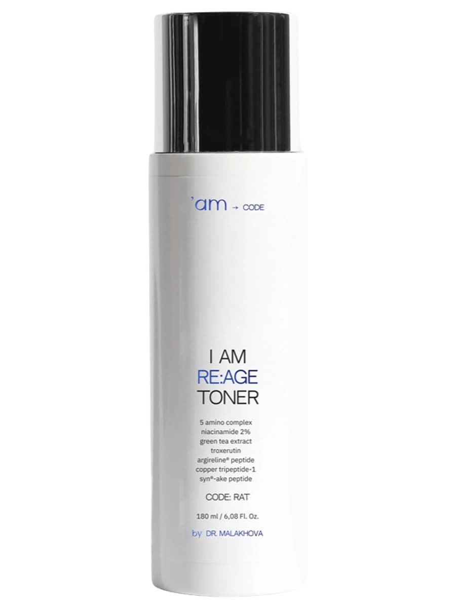 AM CODE Увлажняющий и омолаживающий тонер с эффектом миорелаксации I am Re:Age Toner 180 мл