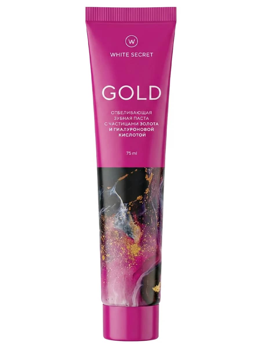 White Secret Отбеливающая зубная паста Gold 75 мл
