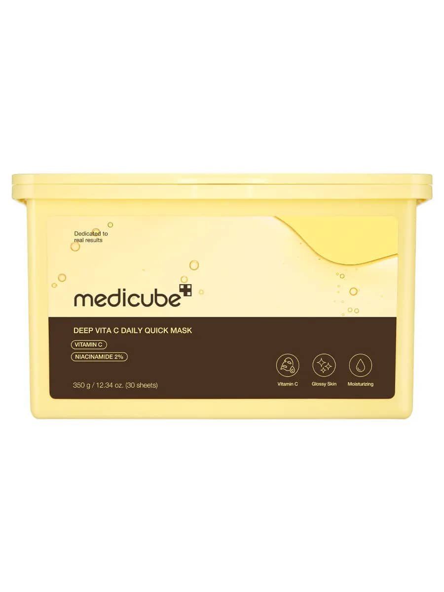 Medicube Осветляющие маски с витамином С против пигментации Deep Vita C Daily Quick Mask 30 шт