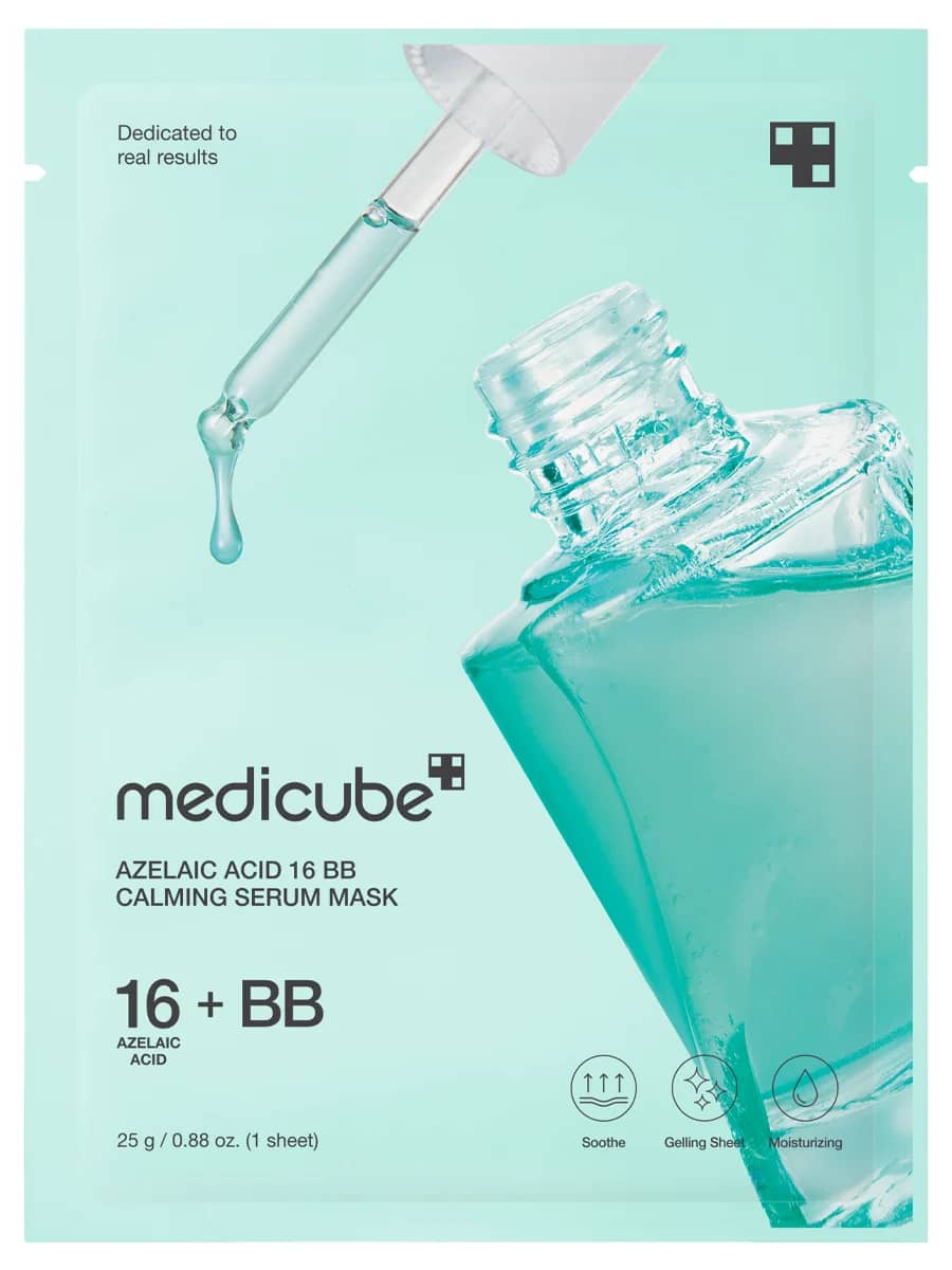Medicube Успокаивающая маска с азелаиновой кислотой Azelaic Acid 16 BB Calming Serum Mask 25 гр