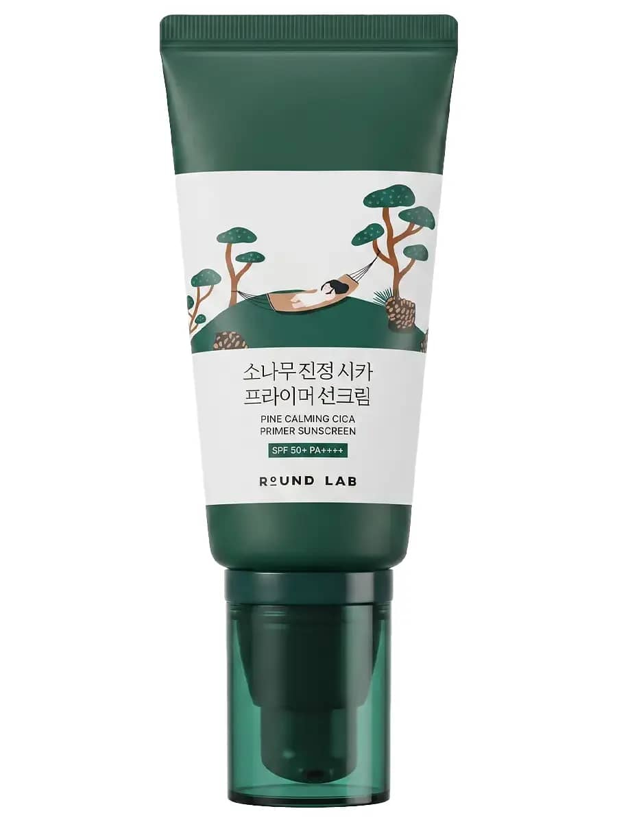 Round Lab Солнцезащитный крем-праймер для проблемной кожи SPF 50+ PA++++ Pine Calming Cica Primer Sunscreen 40 мл