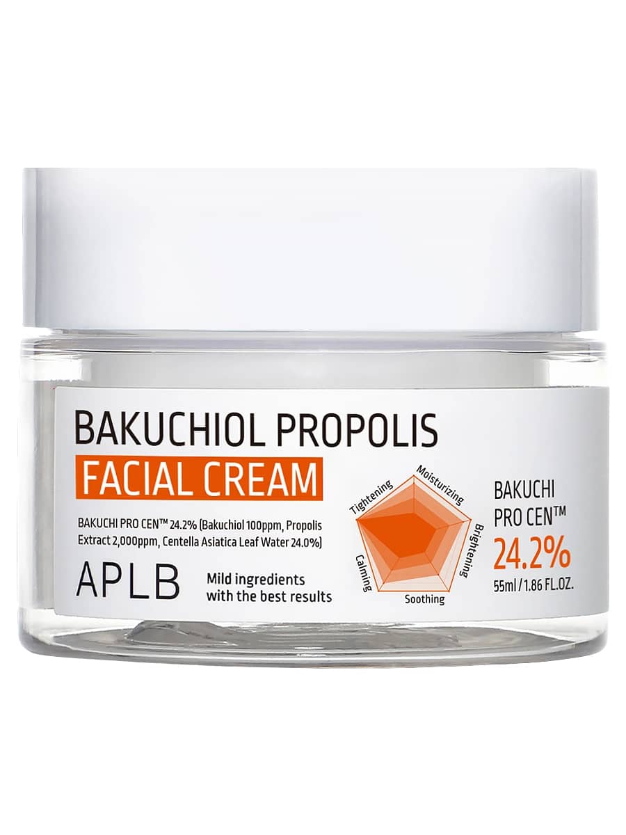 APLB Крем с бакучиолом и прополисом для лифтинг-эффекта Bakuchiol Propolis Facial Cream 55 мл