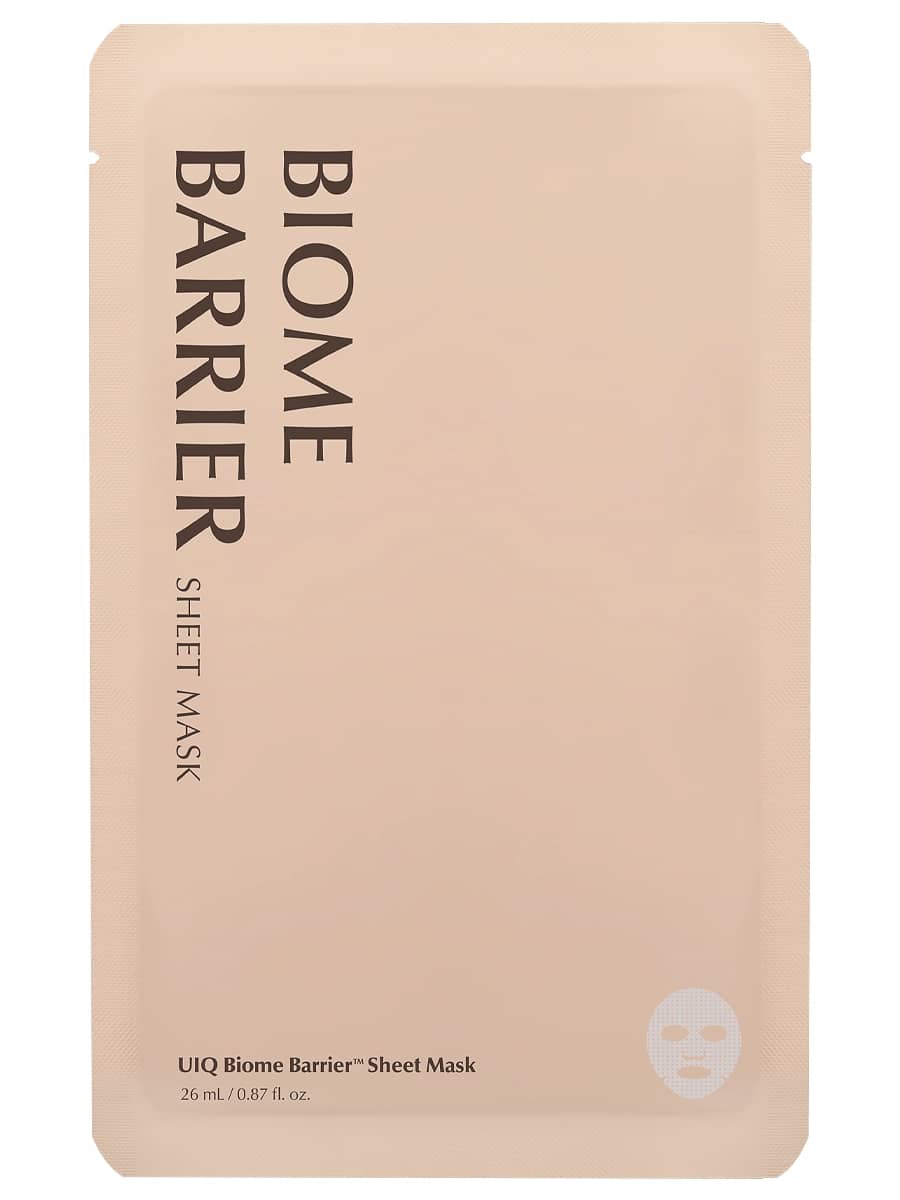 UIQ Увлажняющая маска с постбиотиками Biome Barrier Sheet Mask 26 мл