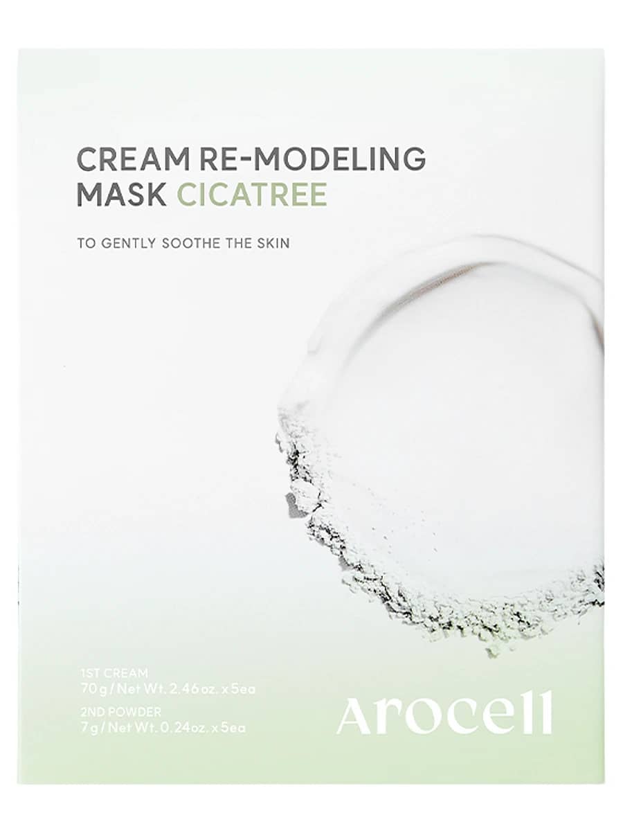 Arocell Успокаивающая альгинатная маска c центеллой и чайным деревом Cream Remodeling Mask Cicatree 77 гр х 5 шт