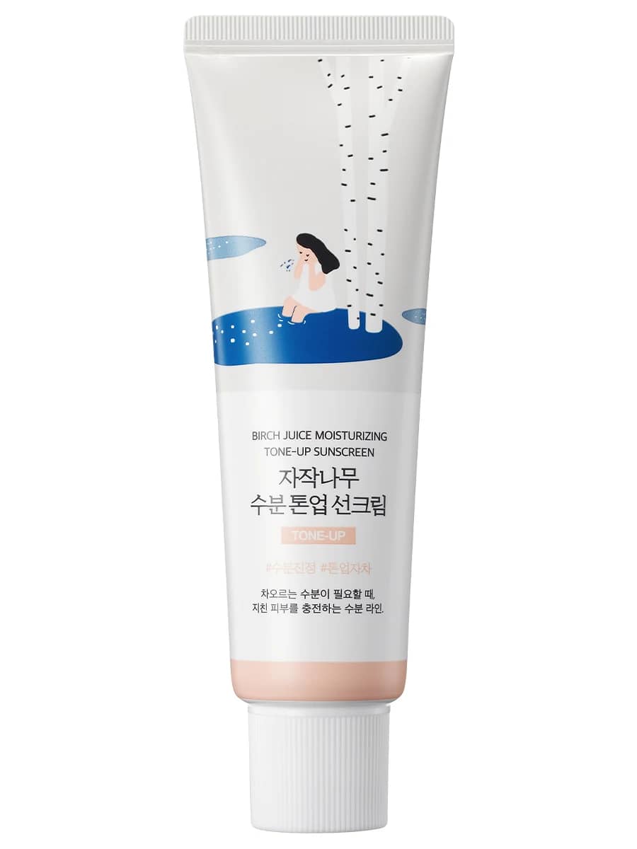 Round Lab Тонирующий солнцезащитный крем SPF50 Birch Juice Moisturizing Tone-Up Sunscreen 50 мл