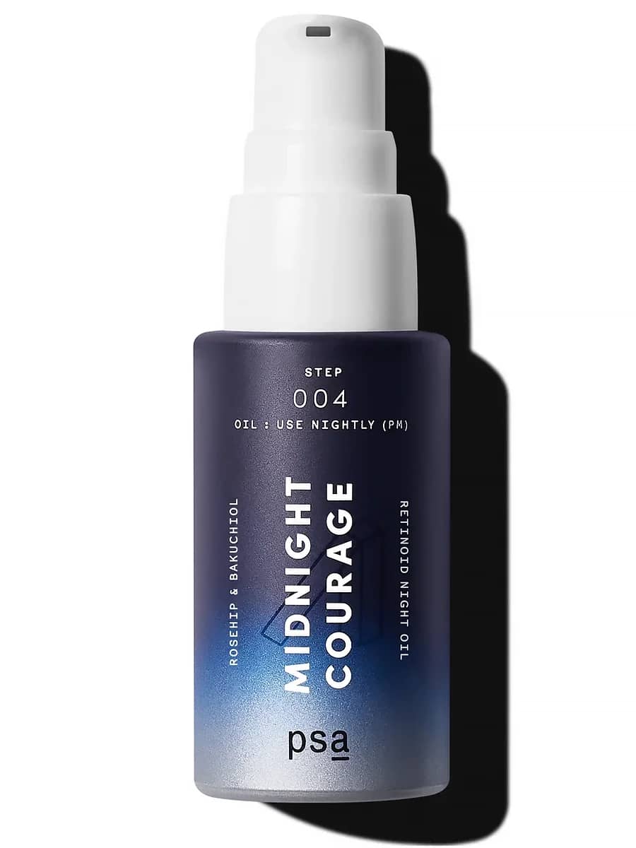 PSA Ретиноловое ночное масло с шиповником и бакучиолом Midnight Courage Rosehip & Bakuchiol Night Oil 15 мл