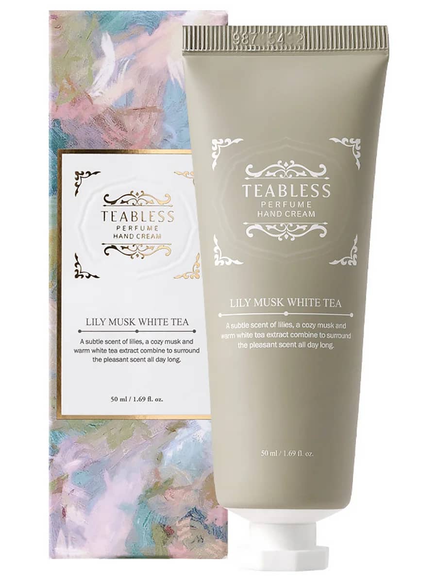 Teabless Парфюмированный крем для рук «Лилия, Мускус» Lily Musk White Tea Perfume Hand Cream 50 мл