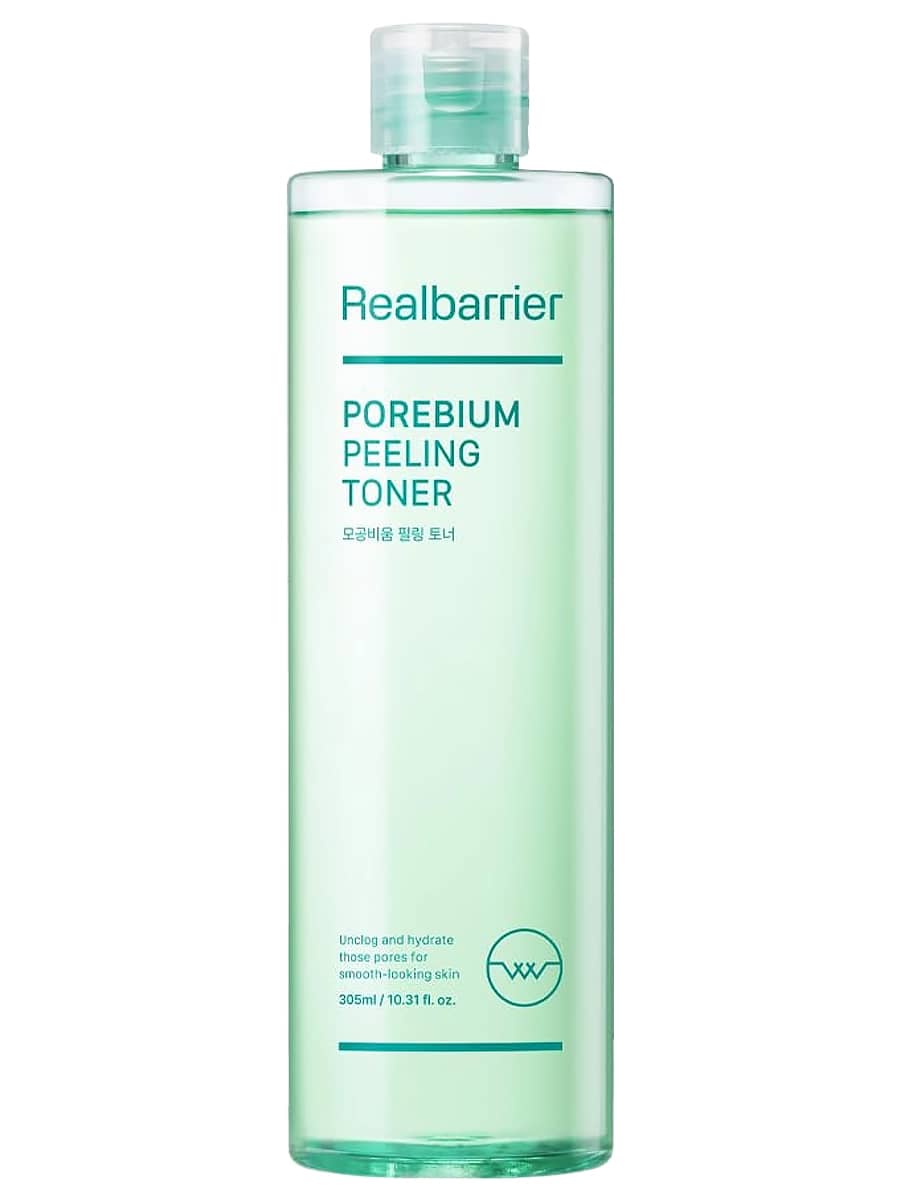 Real Barrier Энзимный пилинг-тонер для борьбы с черными точками Porebium Peeling Toner 305 мл