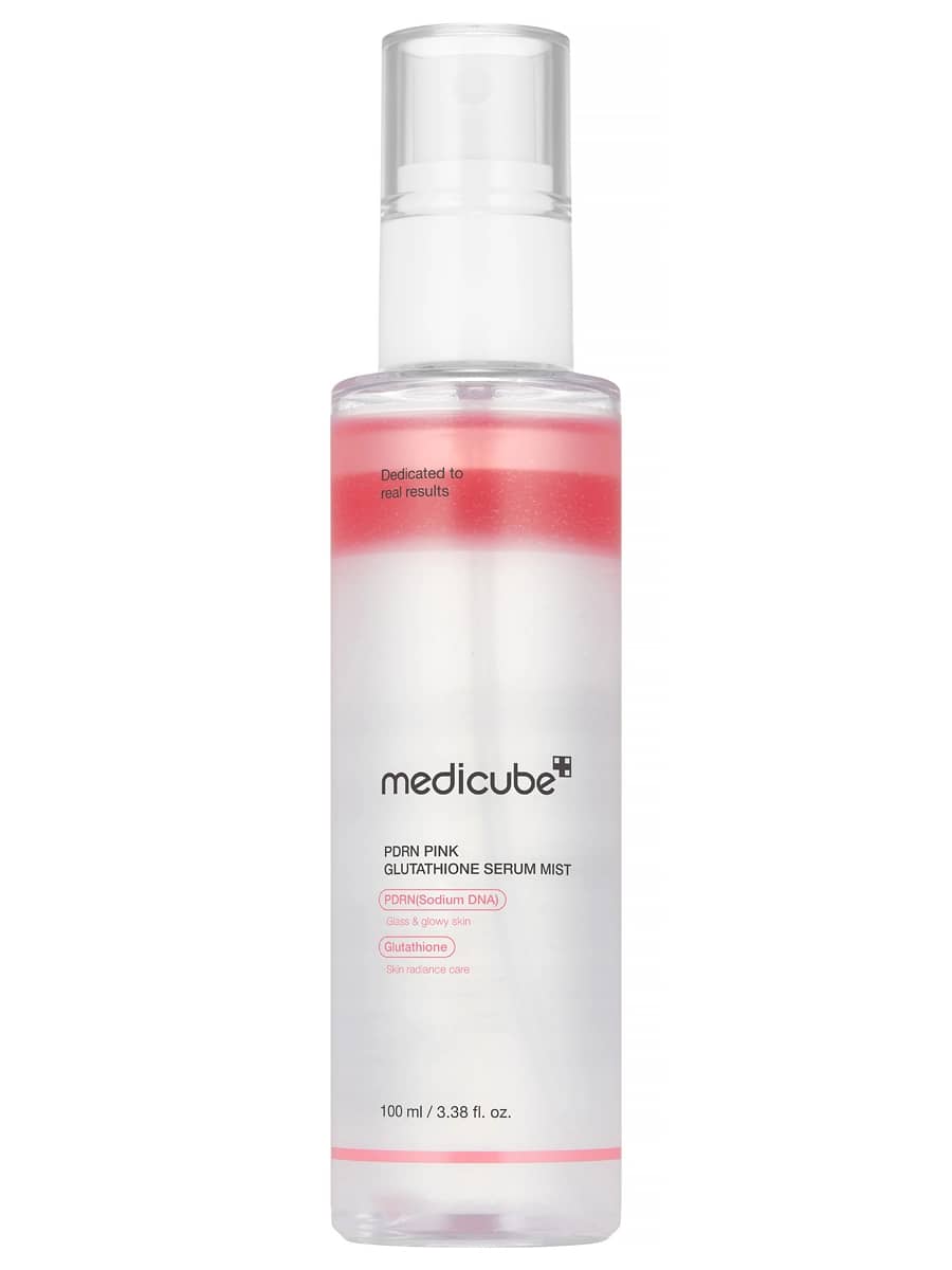 Medicube Сыворотка-мист с ПДРН и глутатионом для упругости и сияния кожи PDRN Pink Glutatione Serum Mist 100 мл