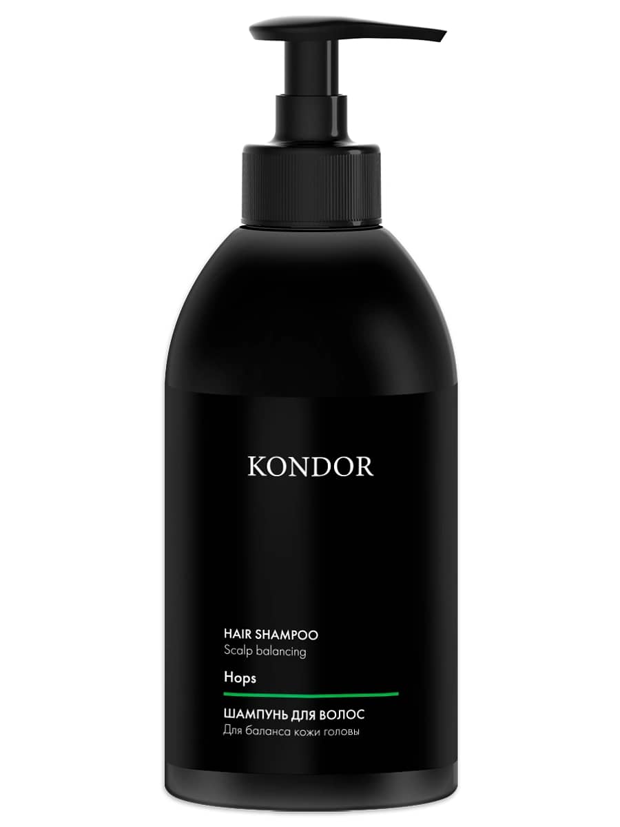 Kondor Шампунь для жирной кожи головы «Хмель» Scalp Balancing Hair Shampoo 300 мл